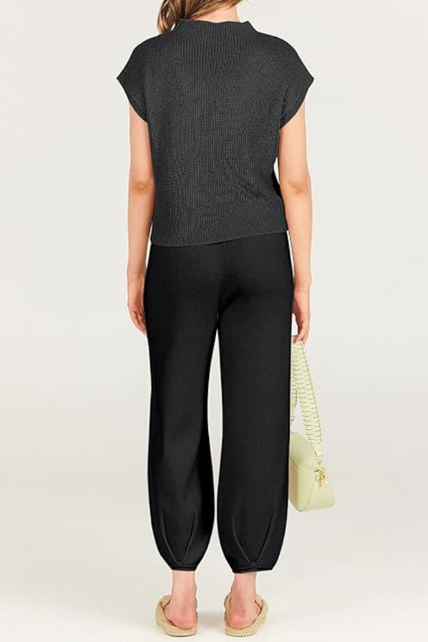 Comfy Couture Strick-Pullover Zweiteiliges Set
