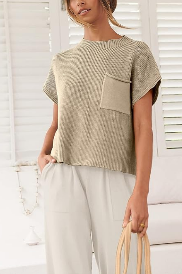 Comfy Couture Strick-Pullover Zweiteiliges Set