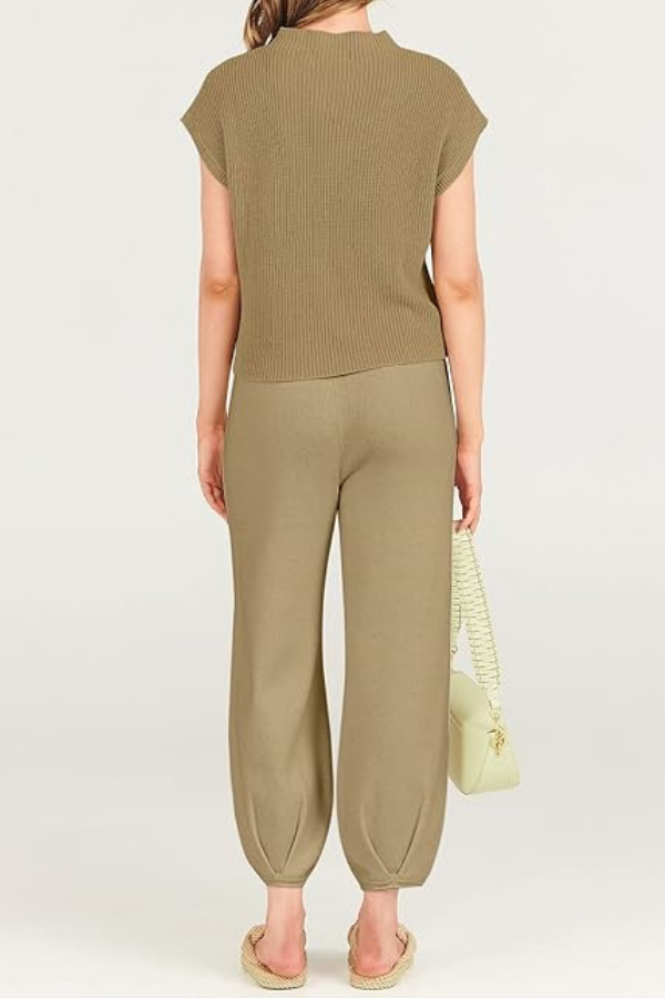 Comfy Couture Strick-Pullover Zweiteiliges Set