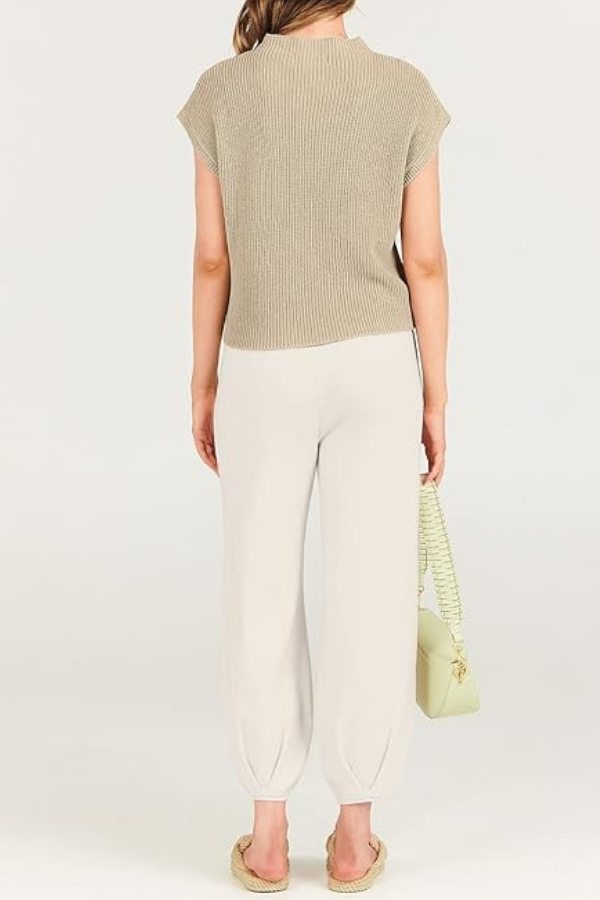 Comfy Couture Strick-Pullover Zweiteiliges Set