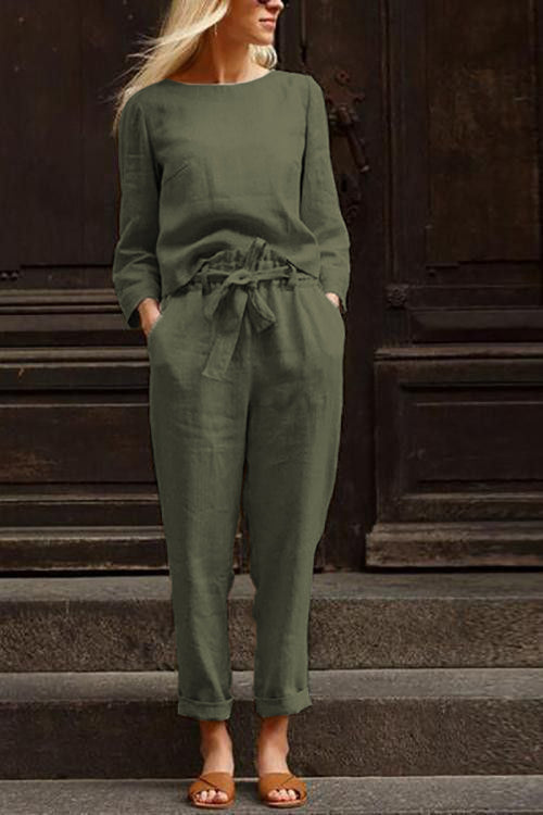 Baumwoll-Leinen Monochrom Capsule
