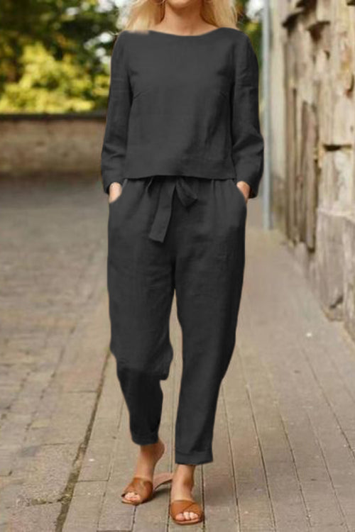 Baumwoll-Leinen Monochrom Capsule