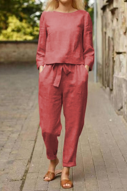 Baumwoll-Leinen Monochrom Capsule