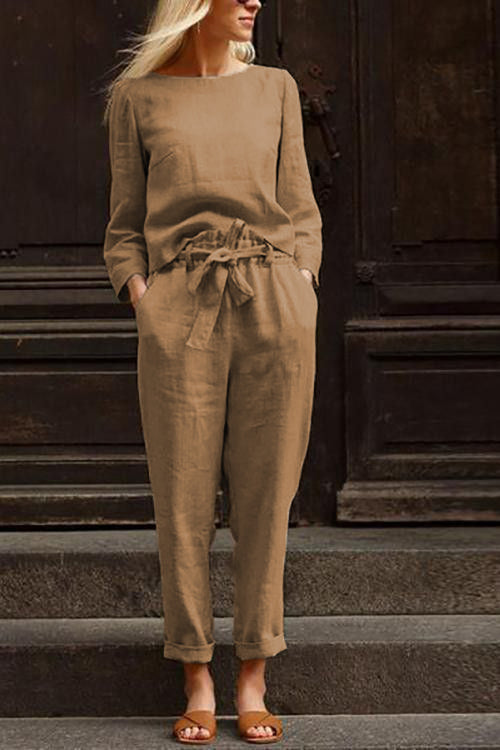 Baumwoll-Leinen Monochrom Capsule