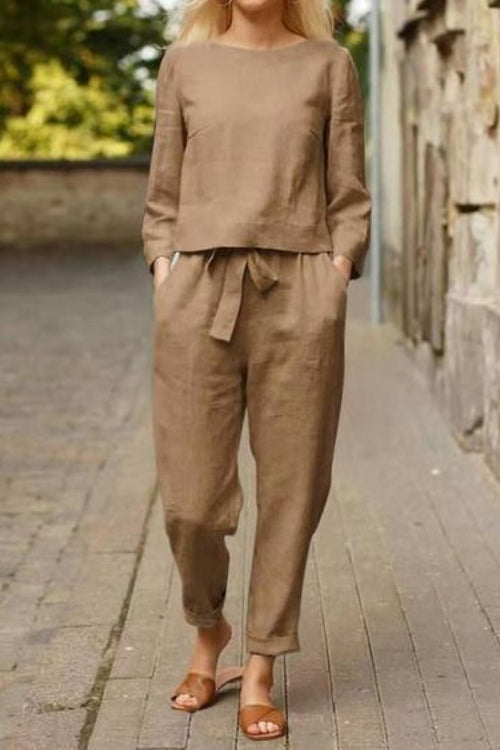 Baumwoll-Leinen Monochrom Capsule