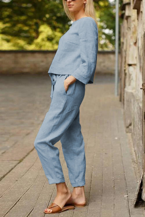 Baumwoll-Leinen Monochrom Capsule