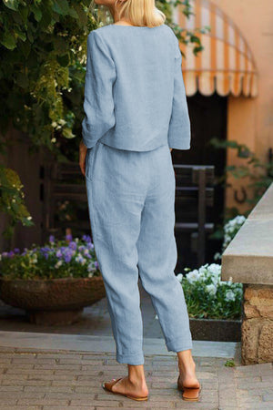 Baumwoll-Leinen Monochrom Capsule