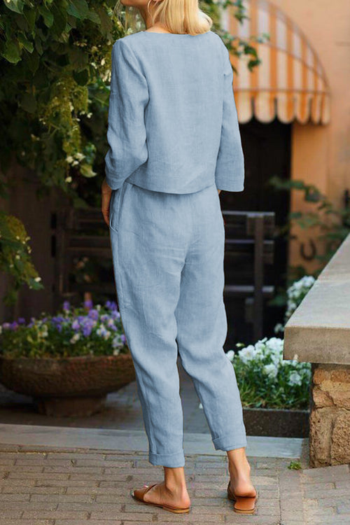 Baumwoll-Leinen Monochrom Capsule