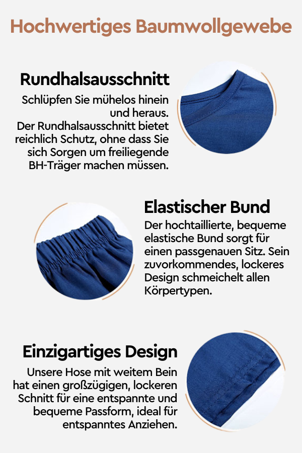 Lockeres, Einfarbiges Kurzarm-Set, Zweiteilig