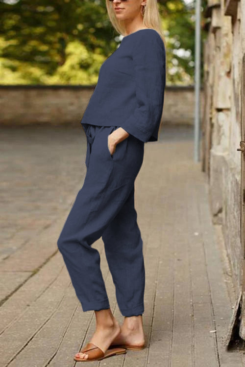 Baumwoll-Leinen Monochrom Capsule