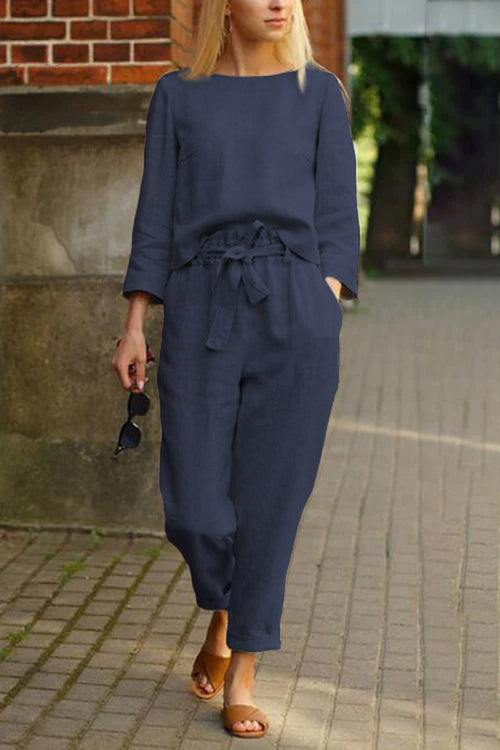 Baumwoll-Leinen Monochrom Capsule