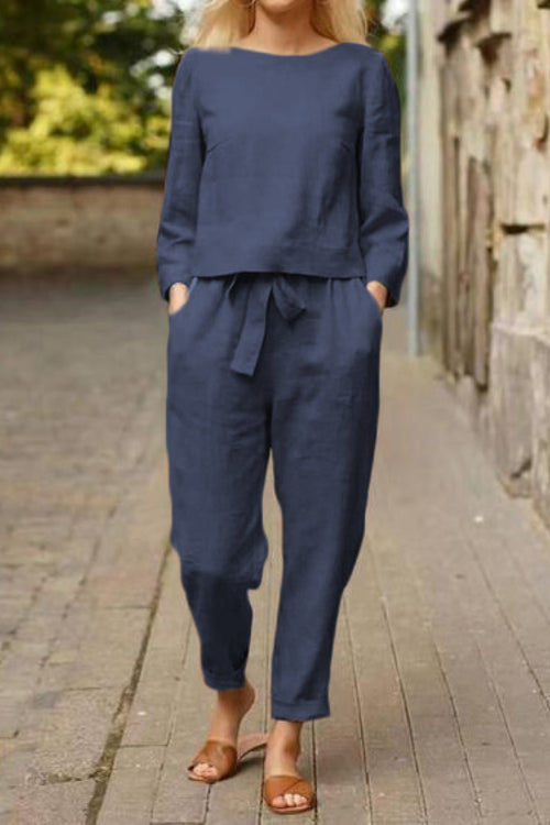 Baumwoll-Leinen Monochrom Capsule