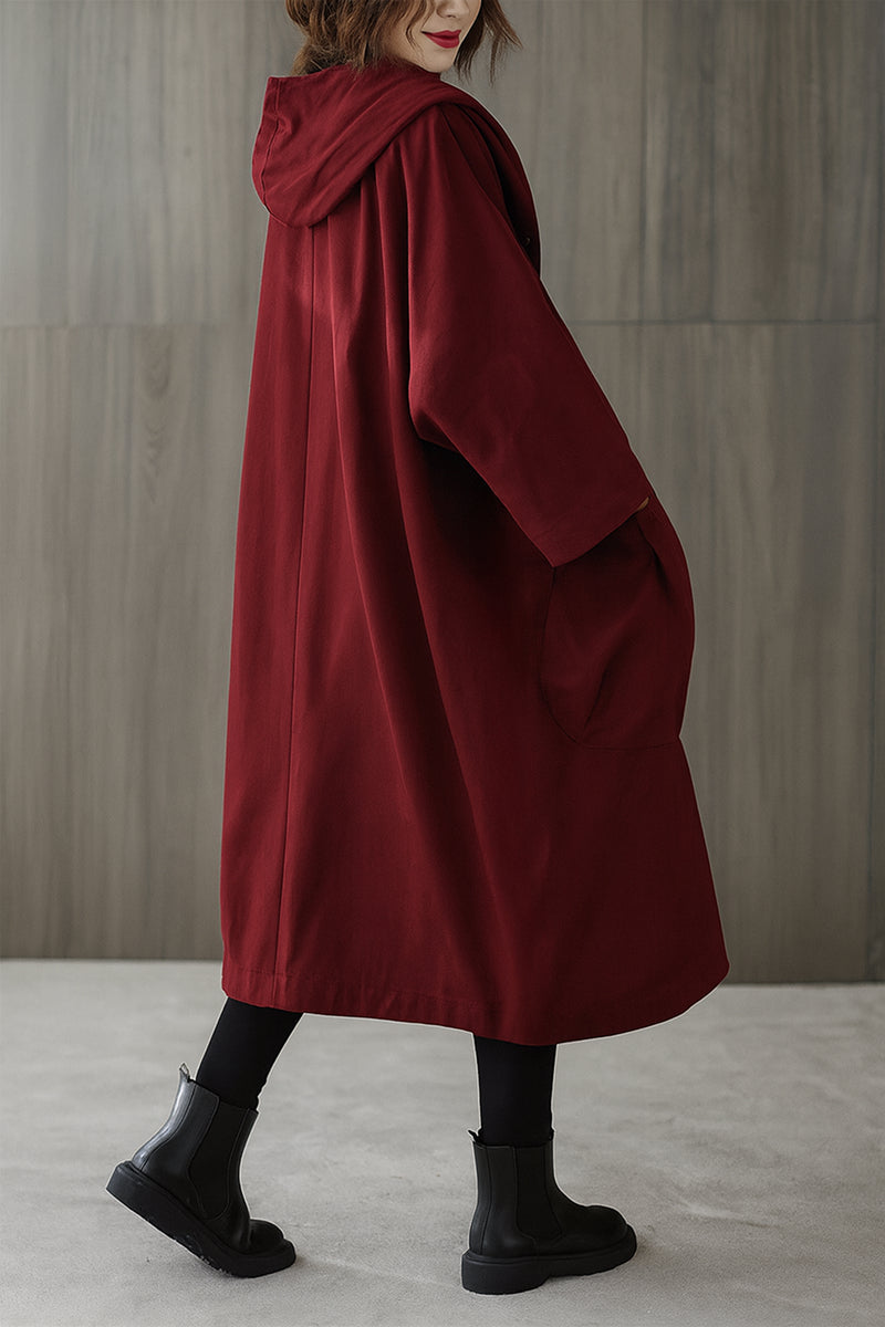 Einheitsgröße Oversized Wasserabweisende Windjacke