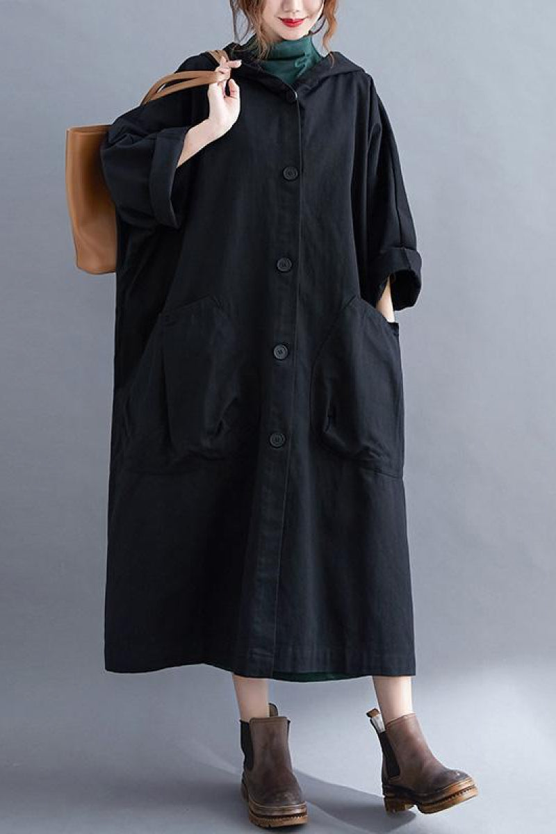 Einheitsgröße Oversized Wasserabweisende Windjacke