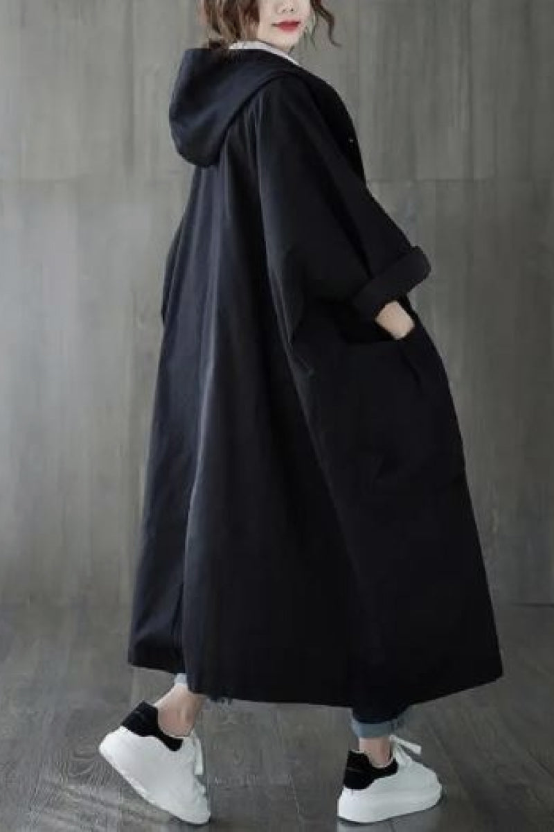 Einheitsgröße Oversized Wasserabweisende Windjacke