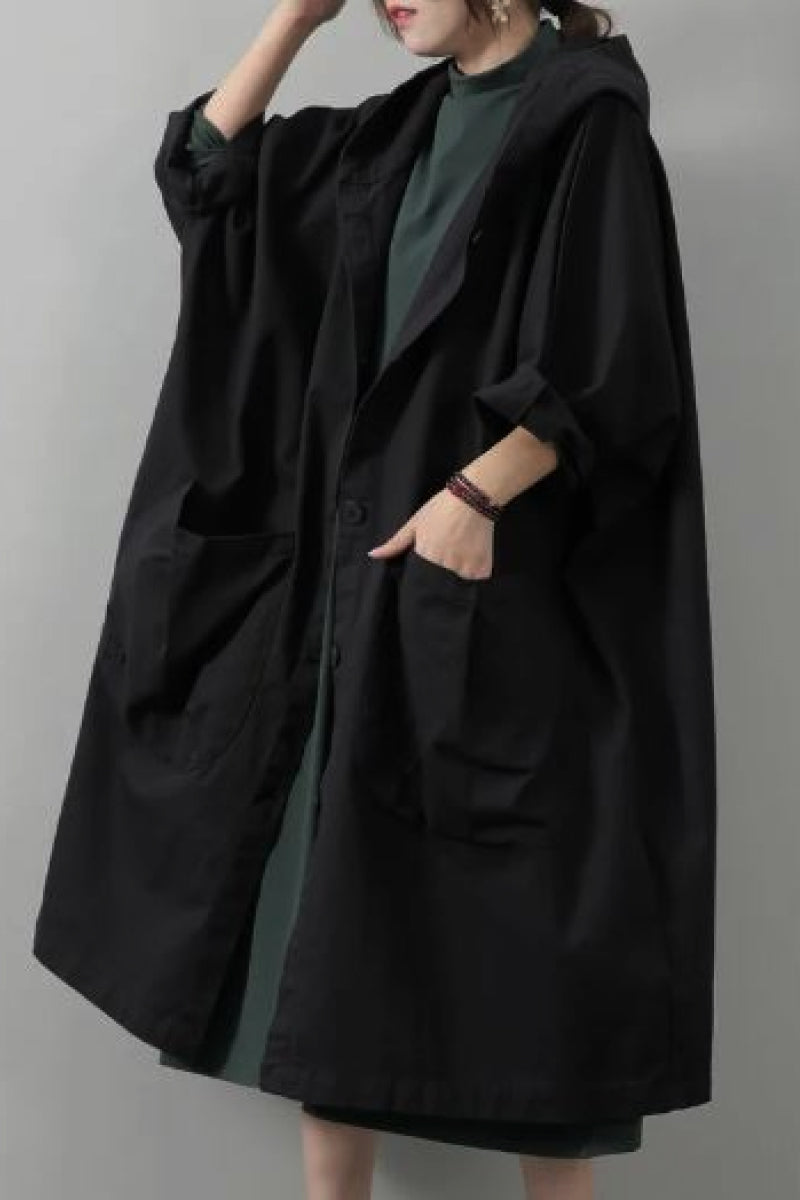 Einheitsgröße Oversized Wasserabweisende Windjacke