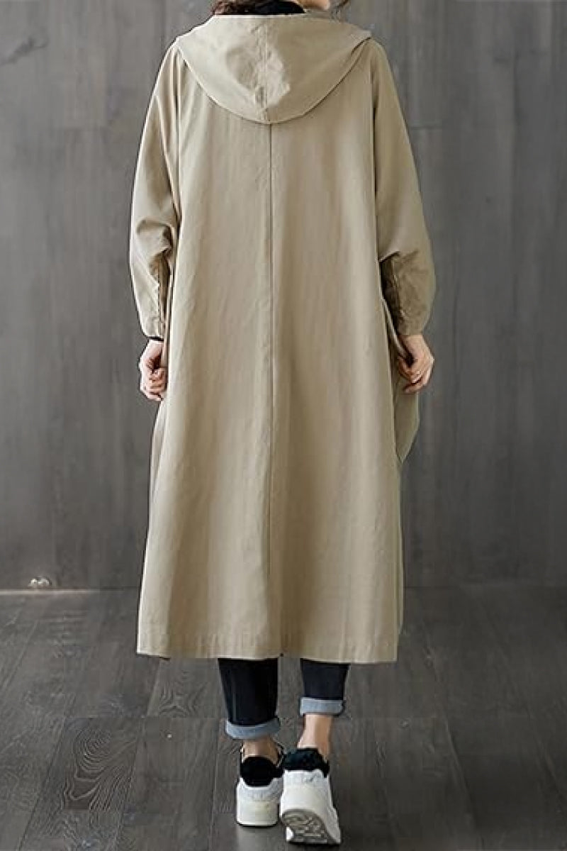 Einheitsgröße Oversized Wasserabweisende Windjacke
