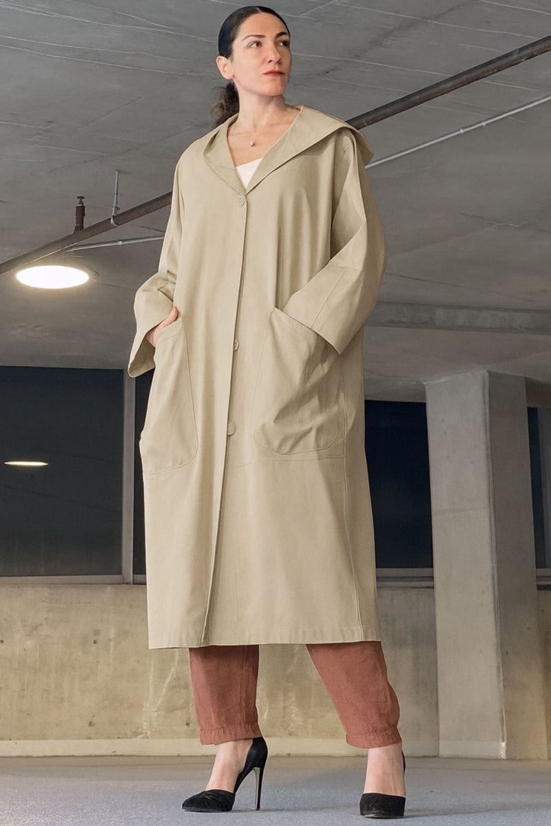 Einheitsgröße Oversized Wasserabweisende Windjacke