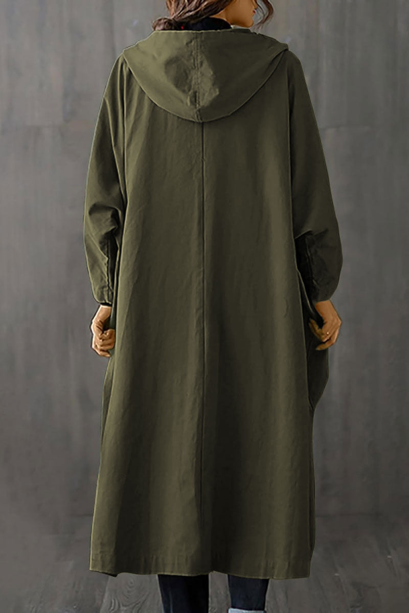 Einheitsgröße Oversized Wasserabweisende Windjacke