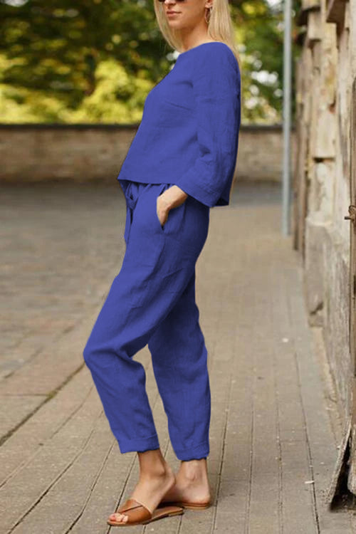 Baumwoll-Leinen Monochrom Capsule