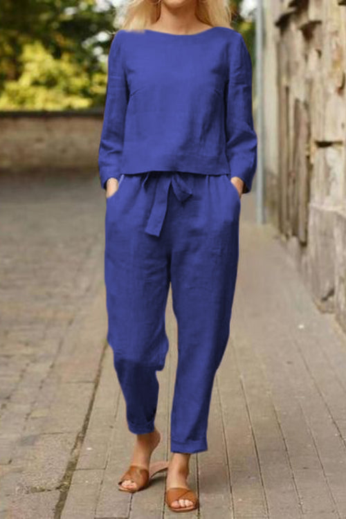 Baumwoll-Leinen Monochrom Capsule