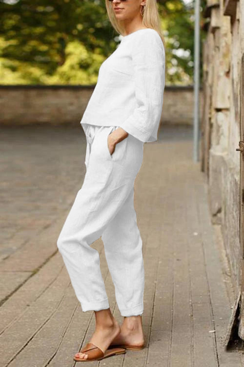 Baumwoll-Leinen Monochrom Capsule