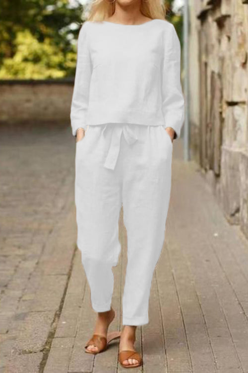 Baumwoll-Leinen Monochrom Capsule